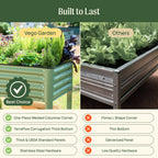 Elevated Garden Bed - 2' x 4' Wheels Included