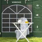 Gazebo Side Panels for 3x3(m) or 3x6(m)Pop Up Gazebo, 2 Pack Sides Replacement, Green