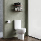 Alca Close Coupled Toilet with Soft Close Seat & Cistern - White