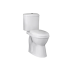 Puro Doc M Packs Comfort Height Close Coupled Toilet with Standard Seat & Cistern - White