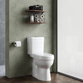 Puro Doc M Packs Comfort Height Close Coupled Toilet with Standard Seat & Cistern - White