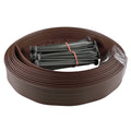 Lawn Border Set, Easy Border 60mm Brown 10m With Pegs
