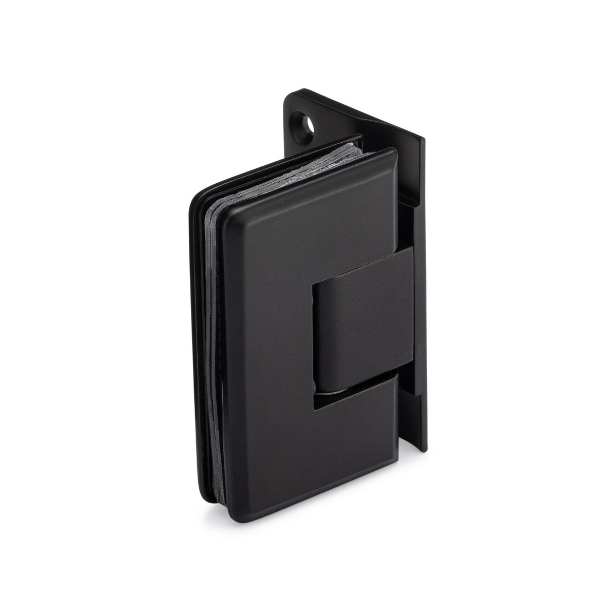 Oceana Standard Duty 90° Wall-Glass Hinge with Offset Backplate