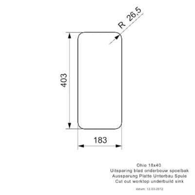 Ohio Integrated Stainless Steel Kitchen Sink - All Sizes