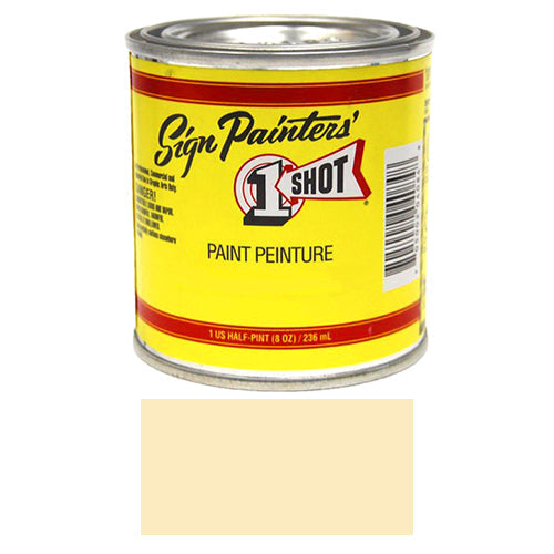 IVORY Pinstriping Lettering Enamel Paint, 1/2 Pint