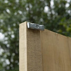 4LIFE Overlap Pressure Treated 8ft x 6ft Apex Shed - Double Door