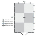 4LIFE Overlap Pressure Treated Apex Shed Double Door - All Sizes