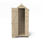 4LIFE Overlap Pressure Treated 4ft x 3ft Apex Shed - No Window