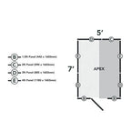 4LIFE Overlap Pressure Treated 7ft x 5ft Apex Shed - No Window