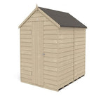 4LIFE Overlap Pressure Treated 8ft x 6ft Apex Shed - No Window