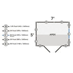 4LIFE Overlap Pressure Treated Apex Shed Double Door - All Sizes