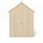 4LIFE Overlap Pressure Treated Apex Shed Double Door - All Sizes