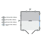 4LIFE Overlap Pressure Treated Apex Shed Double Door - All Sizes