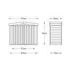 Forest Apex Large Outdoor Store - Pressure Treated