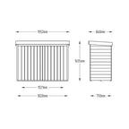 Forest Pent Large Outdoor Store - Pressure Treated