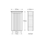 Forest Pent Tall Garden Store - Pressure Treated