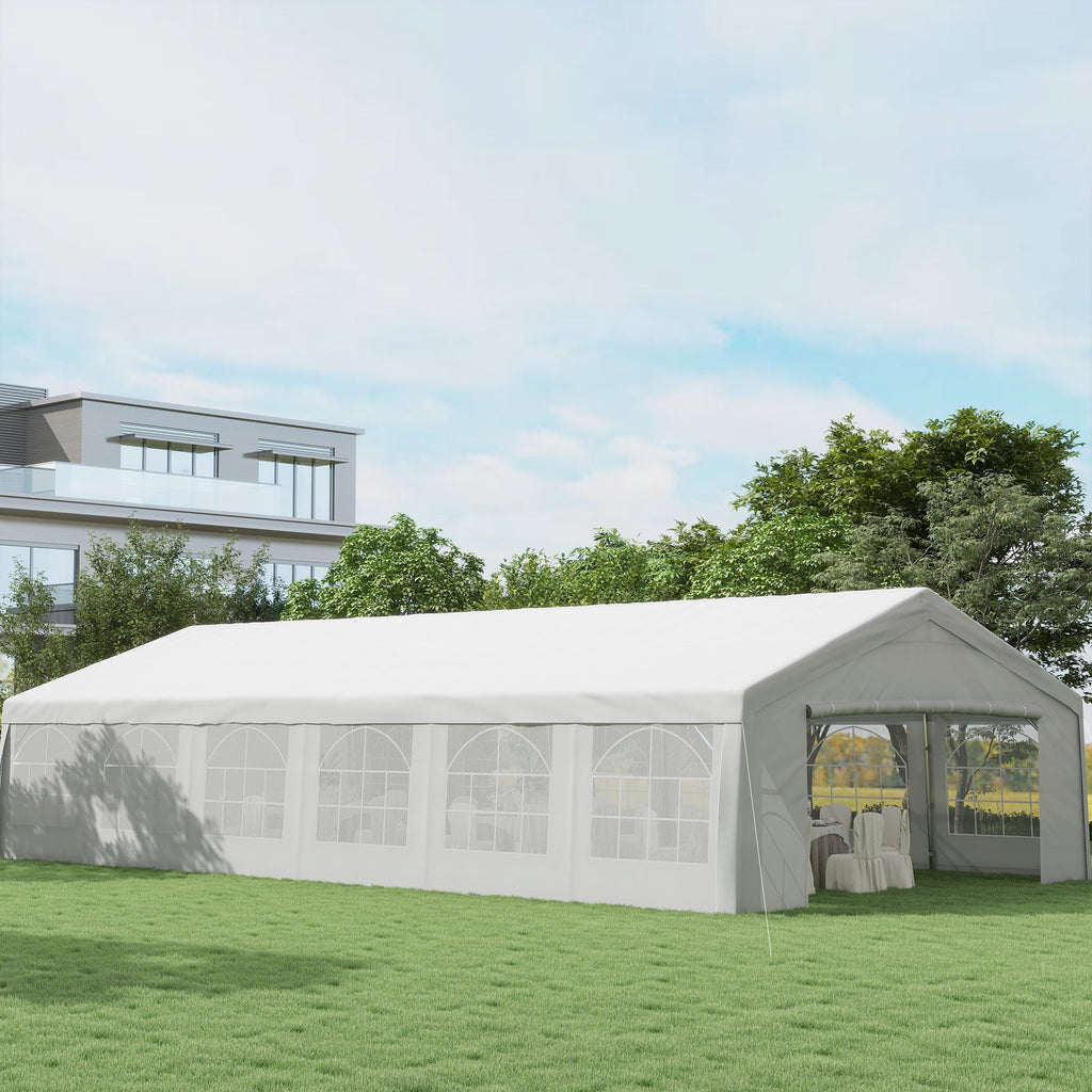 20' x 40' Heavy-duty Party & Wedding Tent with Sidewalls, White