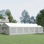 20' x 40' Heavy-duty Party & Wedding Tent with Sidewalls, White