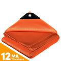 Orange Poly Tarps - Volume Discounts
