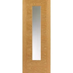 Ostria Oak Pre Finished Glazed Internal Door - All Sizes