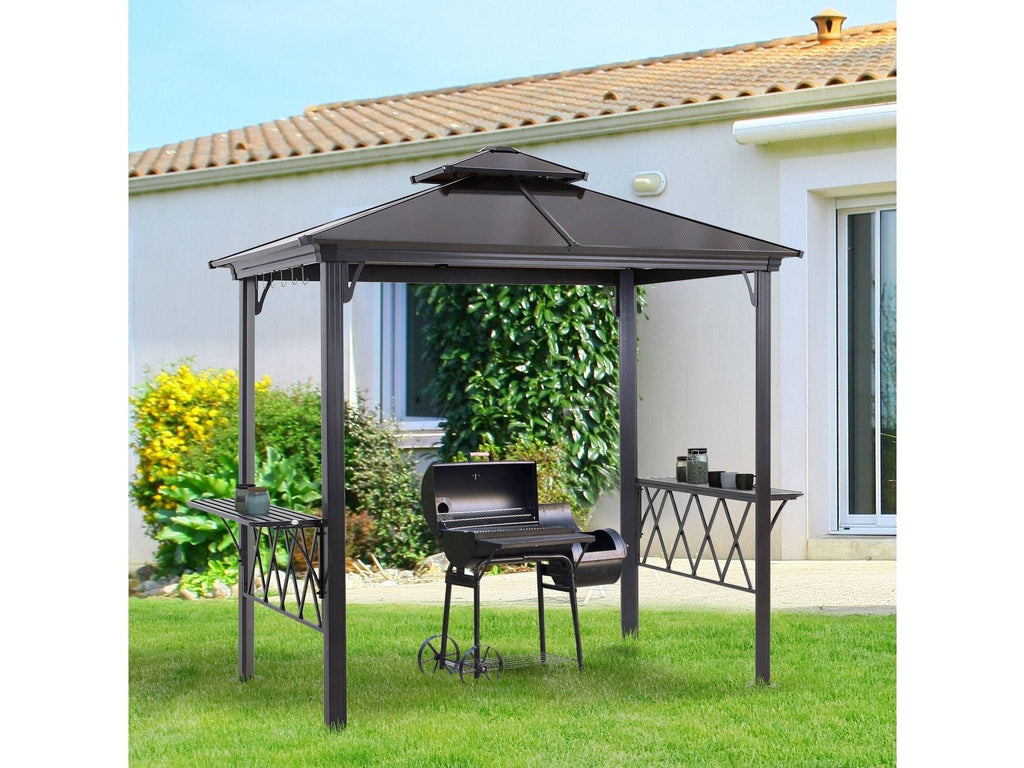 Outside Porch BBQ Cooking Pergola Canopy