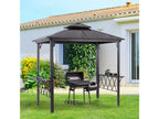 Outside Porch BBQ Cooking Pergola Canopy