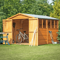Overlap 10ft x 6ft Double Door Apex Shed w/ Windows