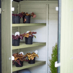 Overlap 4ft x 3ft Double Door Apex Shed inc 3 Shelves