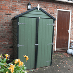 Overlap 4ft x 3ft Double Door Apex Shed inc 3 Shelves