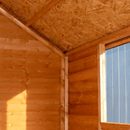 Overlap 8ft x 6ft Double Door Apex Value Shed with One Window