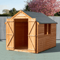 Overlap 8ft x 6ft Double Door Apex Value Shed with One Window
