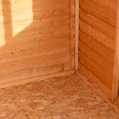 Overlap 8ft x 6ft Double Doors Apex Value Shed