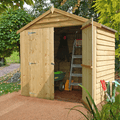 Overlap 4ft x 6ft Single Door Apex Shed