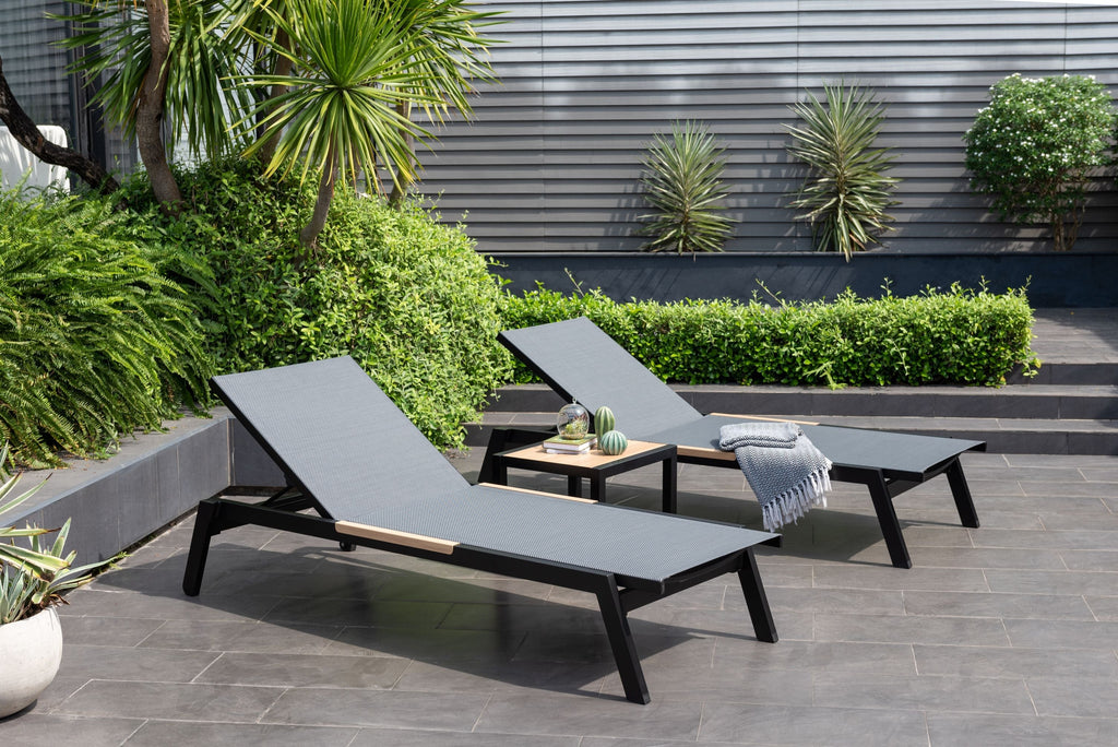 Panama Dark Outdoor Sun Lounger