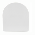 Paris Modern D Shaped Soft Close Toilet Seat - White