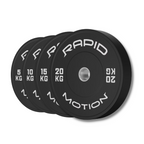 Muscle Motion Package Deal 23 - Half Rack, Adjustable Bench, Barbell and 100KG Bumper Plate Set