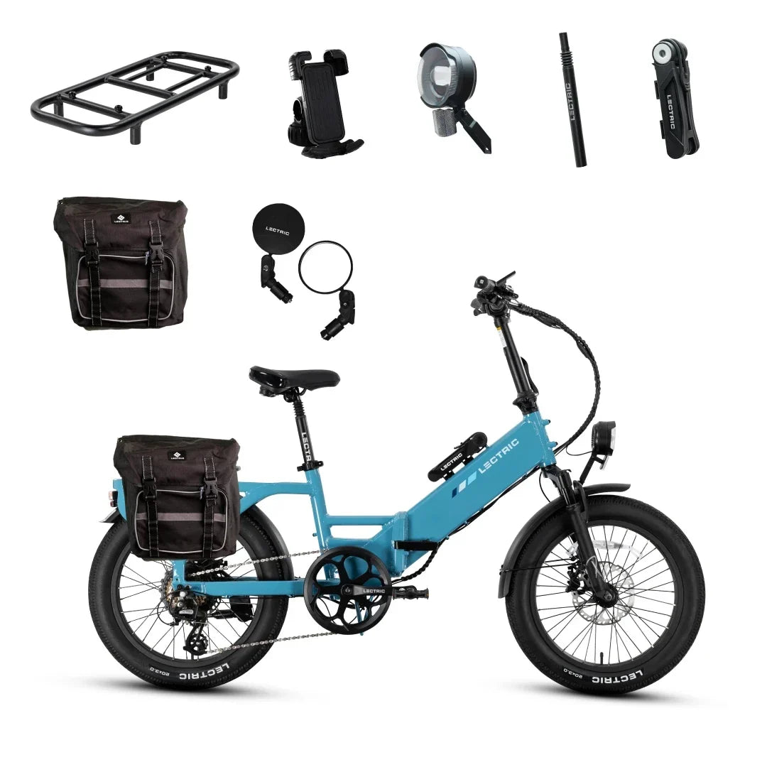 XP4 750 Step-Thru Raindrop Blue - World Car-Free Bundle