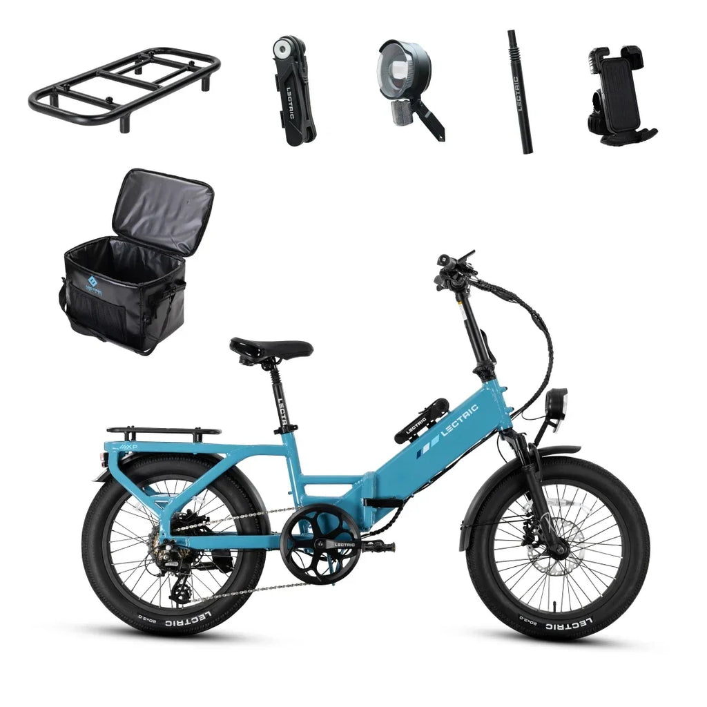 XP4 750 Step-Thru Raindrop Blue - World Car-Free Bundle