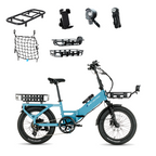 XP4 750 Step-Thru Raindrop Blue - World Car-Free Bundle