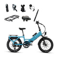 XP4 750 Step-Thru Raindrop Blue - World Car-Free Bundle