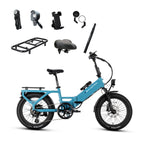 XP4 750 Step-Thru Raindrop Blue - World Car-Free Bundle