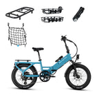 XP4 750 Step-Thru Raindrop Blue - World Car-Free Bundle
