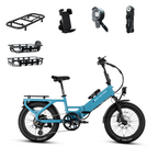 XP4 750 Step-Thru Raindrop Blue - World Car-Free Bundle