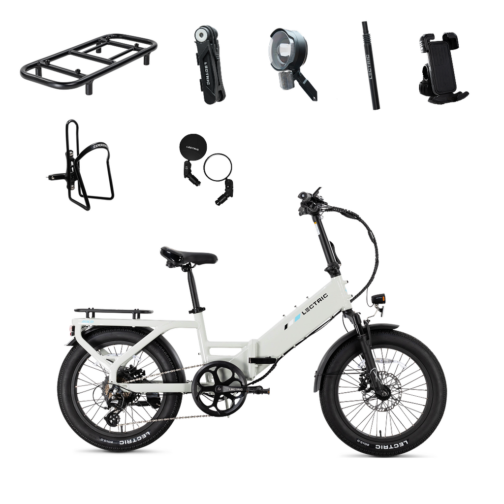 XP4 750 Step-Thru Stratus White - World Car-Free Bundle