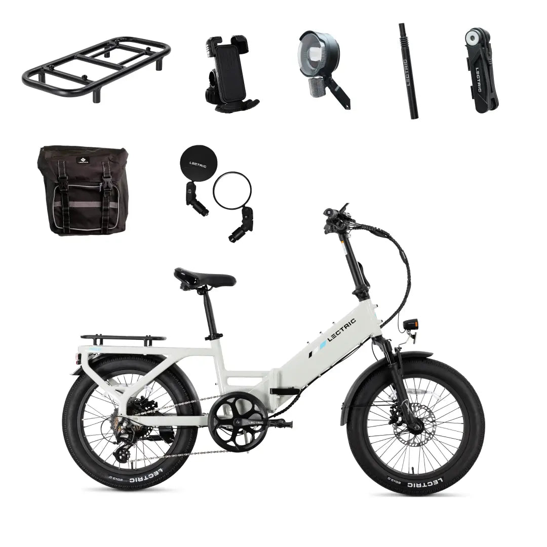 XP4 750 Step-Thru Stratus White - World Car-Free Bundle
