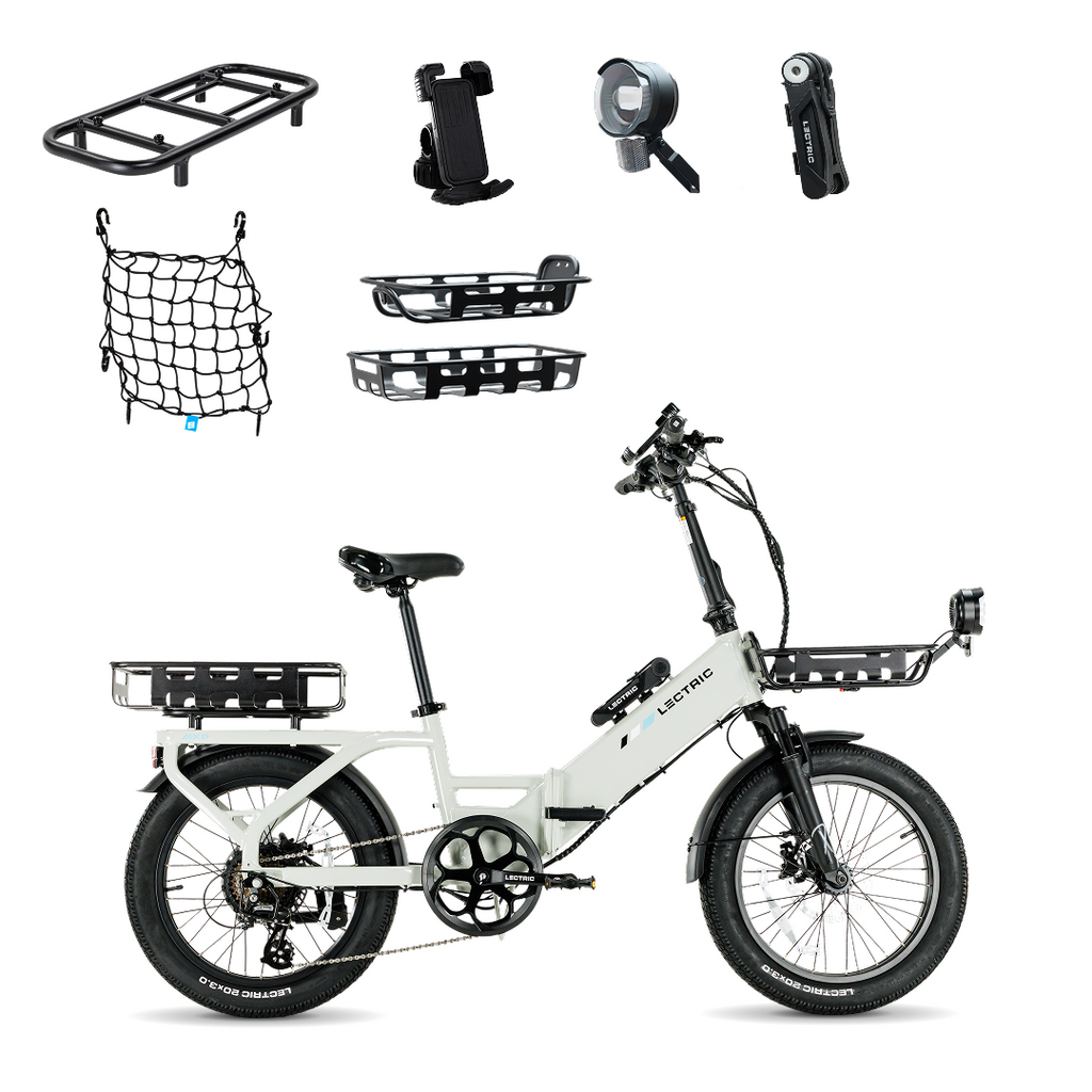 XP4 750 Step-Thru Stratus White - World Car-Free Bundle