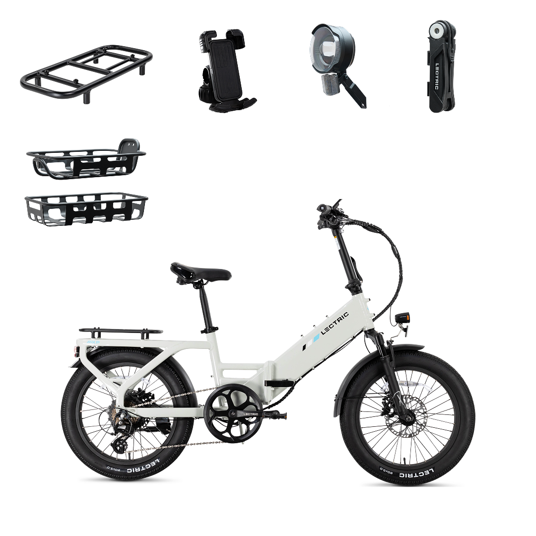 XP4 750 Step-Thru Stratus White - World Car-Free Bundle
