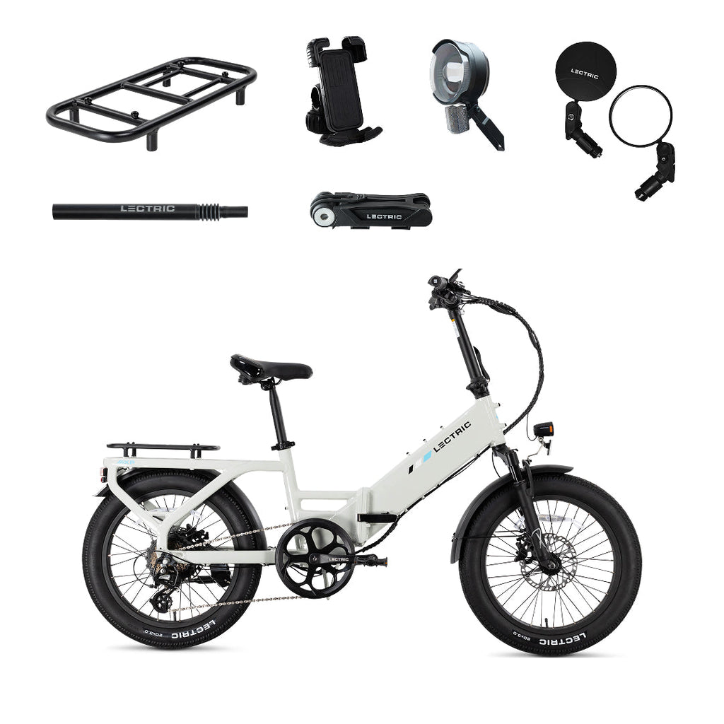 XP4 750 Step-Thru Stratus White - World Car-Free Bundle