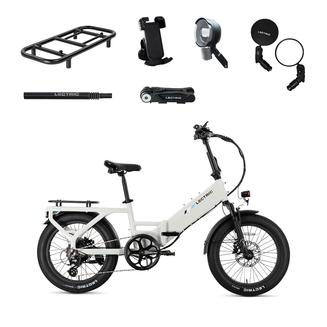 XP4 750 Step-Thru Stratus White - World Car-Free Bundle