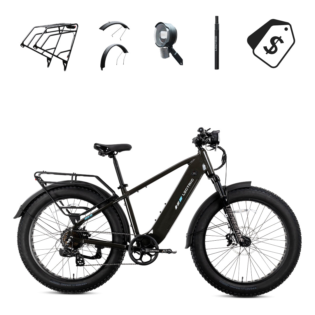 XPeak2 High-Step - FREE Rear Rack, Fenders, Elite Headlight, Suspension Seat Post ($336 Value)